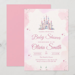 Invitation Fête de naissance de conte de fée, Fête de naissan