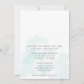 Invitation Fête de Naissance de Jumeaux Éléphant Bébé Mignon  (Dos)