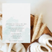 Invitation Fête de Naissance de Jumeaux Éléphant Bébé Mignon 