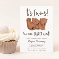 Fête de naissance de jumeaux thème ours