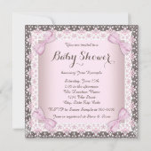 Invitation Fête de naissance de jumelles filles (Dos)