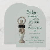 Invitation Fête de Naissance de la Déesse Mère Païenne avec d (Devant / Derrière)