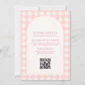 Invitation Fête de naissance de la petite golfeuse (Dos)