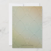 Invitation Fête de naissance de la princesse au tutu de perle (Dos)