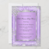 Invitation Fête de naissance de la princesse ethnique Bébé Mo (Dos)
