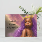 Invitation Fête de naissance de la princesse ethnique papillo (Debout devant)