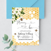 Invitation Fête de naissance de Maman à Bébé Abeille