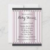 Invitation Fête de naissance de princesse ethnique bébé Perle (Dos)