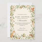 Invitation Fête de naissance des amis de la forêt (Devant)