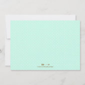 Invitation Fête de naissance en forêt pour filles (Dos)