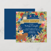 Invitation Fête de naissance en forêt pour garçons (Devant / Derrière)