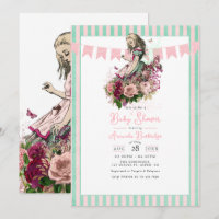 Fête de naissance fantaisiste vintage Alice au pay