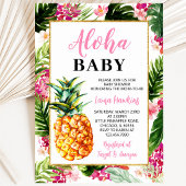 Invitation Fête de naissance Fille Ananas