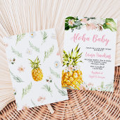 Invitation Fête de Naissance Fille Ananas