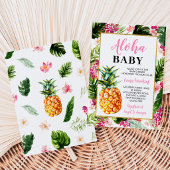 Invitation Fête de naissance Fille Ananas
