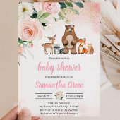Invitation Fête de naissance fille en forêt