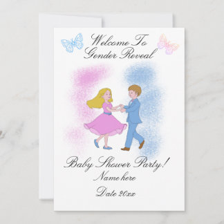 Invitation Fête de naissance fille garçon bébé