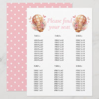 Fête de naissance Fille Teddy Ballon floral graph