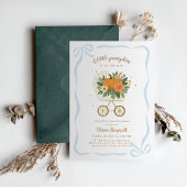 Invitation Fête de Naissance Petit Garçon Citrouille