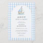 Invitation Fête de naissance pour un garçon avec un thème Mat (Devant)