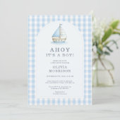 Invitation Fête de naissance pour un garçon avec un thème Mat (Debout devant)