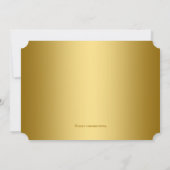 Invitation Fête de naissance royale pour garçons (Dos)