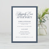Invitation Fête de Navy Happily Ever After, Réception de Mari (Debout devant)