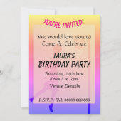 Invitation Fête de netball sur le thème sportif (Devant)