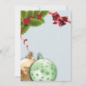 Invitation Fête de Noël (Dos)