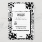 Invitation Fête de Noël (Dos)