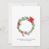 Invitation Fête de Noël (Dos)