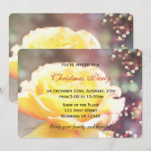 Invitation fête de Noël (Devant / Derrière)