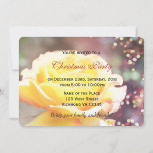Invitation fête de Noël