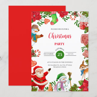 Invitation Fête de Noël