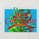 Invitation Fête de Noël (Devant / Derrière)