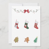 Invitation Fête de Noël (Dos)