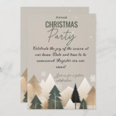 Invitation fête de Noël (Devant / Derrière)