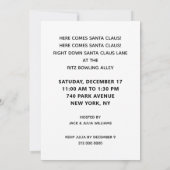 Invitation Fête de Noël (Dos)