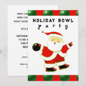 Invitation Fête de Noël (Devant / Derrière)