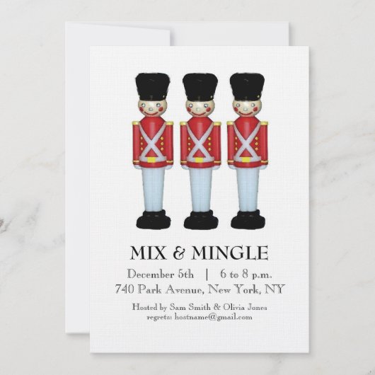 Invitation Fête de Noël (Devant)