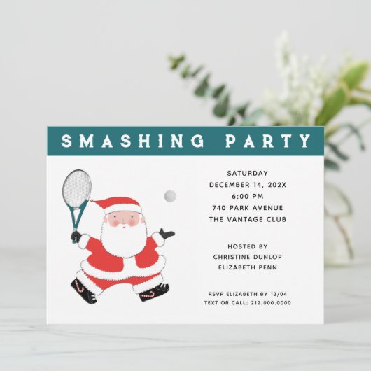 Invitation Fête de Noël (Debout devant)