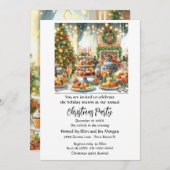 Invitation Fête de Noël (Devant / Derrière)