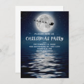 Invitation Fête de Noël (Devant / Derrière)