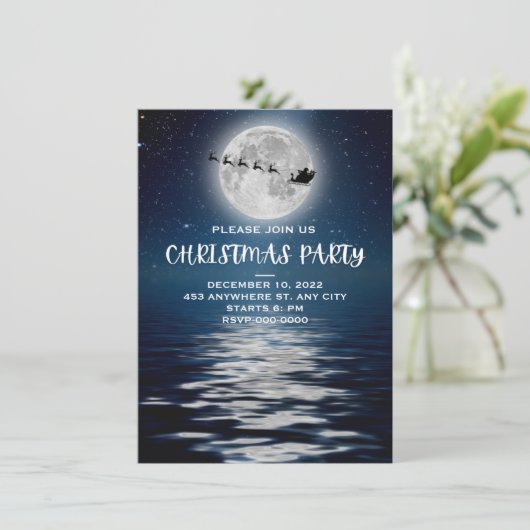 Invitation Fête de Noël (Debout devant)