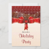 Invitation Fête de Noël (Dos)