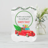 Invitation Fête de Noël (Debout devant)