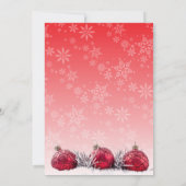 Invitation Fête de Noël (Dos)