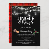 Invitation fête de Noël (Devant / Derrière)