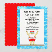 Invitation Fête de Noël (Devant / Derrière)