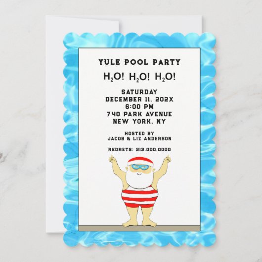 Invitation Fête de Noël (Devant)